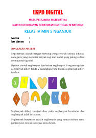 Contoh gambar bukan segi banyak. Lkpd Matematika Online Exercise For 4