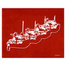 Behind the iconic tiananmen square photo. Tienanmen Tank Man Poster Red Liberty Maniacs