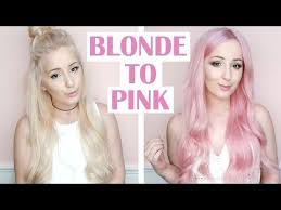 How To Blonde To Pink Hair Tutorial Arctic Fox Review By Tashaleelyn Pink Blonde Hair Pink Hair Fox Hair Dye