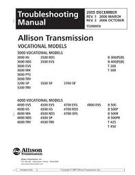 The wiring diagrams also contain linkages of possible versions and wiring diagrams filed can be seen from the lists of contents of the respective function group. Allison Transmission 4000 Series Troubleshooting Service Manual Pdf Download By Heydownloads Issuu