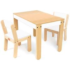 P Kolino Little One S Kids 3 Piece Table And Chair Set Kids Table Chair Set Toddler Desk And Chair Modern Kids Table