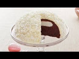 Snowball Chocolate Cake Youtube Recipes Using Cake Mix Snowball Cake Recipe Cake Cooking Videos