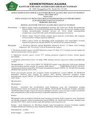 (024) 70580525 surat keputusan takmir. Sk Pengurus Bkm 2019 2022