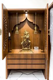 Luxurious Penthouse Interior Design Is A Showcase Of The Bond Between The Traditional And The Modern Pooja Room Design Room Door Design Pooja Room Door Design