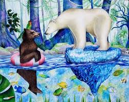 An Unexpected Guest By Eunice Choi Age 15 Bow Seat Student Artist Climate Change Art Art Blog Art Contest