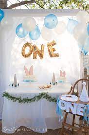 Woodland Rabbit First Birthday Party For A Fall Or Winter Birthday Bunny Birthday Party Rabbit Birthday Party Birthday