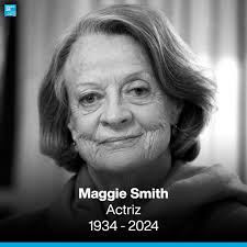 La actriz británica #MaggieSmith,...