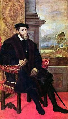Retrato de Carlos V sentado (Alte Pinakothek), generada por IA