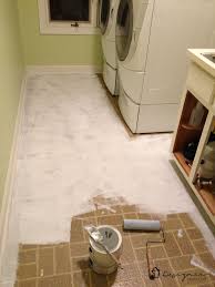 How To Paint Vinyl Floors Long Lasting Results Painted Vinyl Floors Diy Flooring Vinyl Flooring
