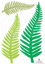 Download Leaves Fern Set Textured 39 Svg Template Digital Download Leaf Template Paper Flower Template Flower Template PSD Mockup Templates