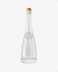 Clear Glass Bottle Mockup In Bottle Mockups On Yellow Images Object Mockups