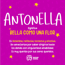 Significado Del Nombre Antonella