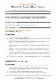 If it's your first accounting assistant job, go for a professional objective. Finance Assistant Resume Samples Qwikresume
