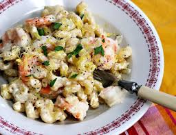 Pasta With Shrimp Lemon Herbs And Feta What A Wonderful Sounding Combination With Images Food Recipes Pasta Recipes Main Dish Recipes