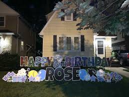 Birthday Lawn Signs Rental Long Island Pin On Girl Birthday Yard Signs