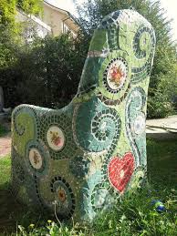 Mosaik Basteln Stein Mosaik Im Garten Mosaik Diy Gartenbau Und Steine Mosaik