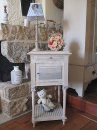 Gueridon Ancien Relooke Romantico Rayures A Pois Meubles Et Rangements Par Au Grenier Cosy Mobilier De Salon Relooking Meuble Relooker Meuble