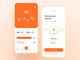 mobile fitness app by michal parulski for widelab on dribbble