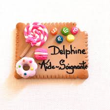 Frais D Expedition Par Lettre Suivie Handmade Polymer Clay Badge Handmade