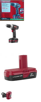 Also use craftsman v20 20 volt drill 1/2 chuck 21 torque clutch as well. Craftsman C3 19 2 Volt Lithium Ion 3 8 In Drill Driver Kit W Battery Charger Drill Driver Drill Cordless Drills
