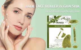 FINEVERNEK Gua sha Stone Set, Face Roller Massage Kit, Anti-Ageing Face  Roller, 100% Natural Real Jade Roller, Skin Care Rejuvenated Face and Neck,  Eye Puffess, Muscle Relaxation : Amazon.de: Health & Personal