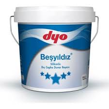 Aşırı yağış alan iklim koşullarında nem ve suya dayanıklı boyalar tercih edilmelidir. Dyo Besyildiz Silikonlu Dis Cephe Boyasi 15 Lt Derin Su Fiyati