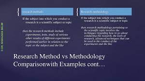 For example, a qualitative methodology might be used to understand peoples' perceptions about an. Research Methodology Research Design Ppt Download