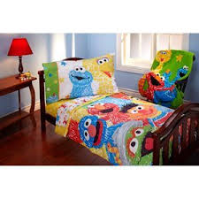 Sesame Street Scribbles 4 Piece Toddler Bedding Set 36 97 Toddler Bed Set Elmo Bedroom Toddler Bed