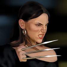 Ashley Witter's cover to Laura Kinney: Sabretooth #2 * * * #art #artist  #artofinstagram #artsy #drawing #illustration #digitalart #painting #marvel  #laurakinney #laura #gabby #wolverine #sabretooth #x23 #xmen #honeybadger  #battle #claws #portrait ...