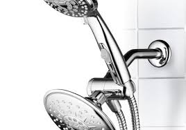 Hydroluxe 30 Setting Ultra Luxury 3 Way 6 Inch Rainfall Shower Head Handheld Shower Combo With Patented On Off Pause Switch Premium Chrome Walmart Com Rainfall Shower Head Shower Heads Rainfall Shower