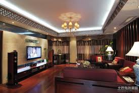 Chinese Style Living Room With False Ceiling Design Ceiling Design Living Room Ceiling Design Modern Living Room Ceiling