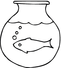 28 empty fish bowl coloring page. Fish Tank Aquarium Clipart Black And White