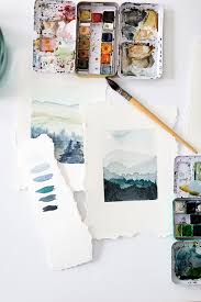 I have tons of watercolor ideas to share with you all here and am so happy you stopped by! Watercolor Wednesdays 1 How To Paint Mountains