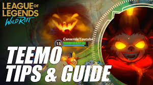 Teemo Guide Tips Wild Rift Youtube Sort by role, rank, region. teemo guide tips wild rift