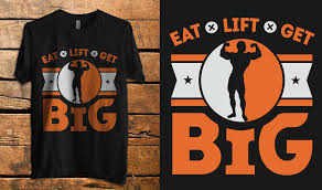 design a t shirt for fitness slogans