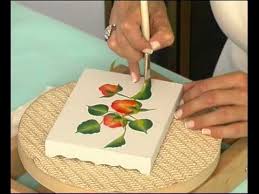 One Stroke Painting Lemons Youtube One Stroke Painting Brush Strokes Painting Fabric Colour Painting