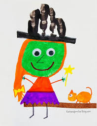 This month for our virtual book club for kids we are featuring books by julia donaldson! Fun Room On The Broom Craft Idea Handprint Broomstick And Witch