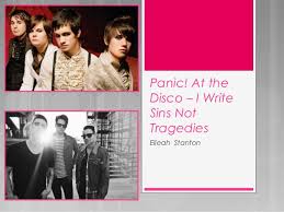 Other versions of i write sins not tragedies. Panic At The Disco I Write Sins Not Tragedies Analysis