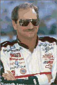 There is a grid made up of tiny squares. Ann Logan 10 Free Patterns Online Dale Earnhardt 1477