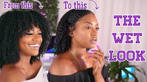 Curls, hair set, natural hair, pin curls, wet set. Here Is How You Can Achieve The Wet Look On Your Natural Hair Emily Cottontop