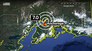 A powerful magnitude 6.1 earthquake shook alaska on sunday evening, according to officials. Live Updates Large Earthquake Rocks Anchorage Alaska Causing Major Infrastructure Damage Abc News