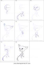 #drawsocute learn #howtodraw cute plagg, a miraculous cat kwami easy, step by step drawing tutorial.this step is where we mention its single link cluster. How To Draw Fox Kwami From Miraculous Ladybug Printable Step By Step Drawing Sheet Drawingtutorials101 Com Fox Drawing Step By Step Drawing Drawing Sheet