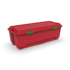 Christmas table and room decorations(3). Ezy Storage 172qt Christmas Tree Storage Tote With Wheels Target