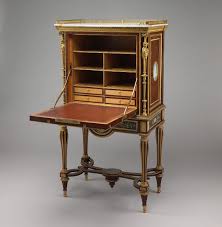 Attributed To Adam Weisweiler Drop Front Desk Secretaire A Abattant Or Secretaire En Cabinet French Paris And Sevres The M Sevres Satinwood Versailles