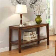 Home Elegance Antoni Cherry Sofa Table With Shelf Wood Sofa Table Sofa Table Table