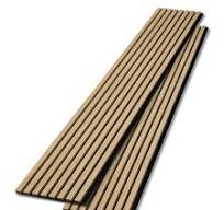 Amazon.com: BUBOS Paneles de pared de madera acústica, paquete de 2 paneles  de pared de listones de madera de 94.49 x 12.8 pulgadas, paneles de pared  ...