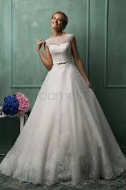 Besuchen sie diese site für details: 174 99 Spitze A Linie Organza Satin Gekappte Armel Aufgeblahtes Bodenlanges Brautkleider Braut Hochzeitskleid Gunstige Hochzeitskleider