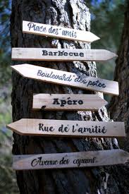 Diy Deco Panneaux Directionnels Mon Astuce Simplissime Pour Une Jolie Ecriture Mamandiy Panneau Directionnel Deco Terrasse Exterieure Panneau Jardin