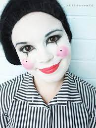 There is the weiß side, which is for cute anime and the schwarz for cool anime. Diy Mime Costume Maskerix Com Mime Makeup Costume Makeup Clown Costume