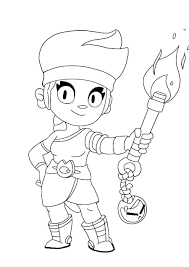 Spike guide in the brawl stars. Amber From Brawl Stars Coloring Pages Print For Free